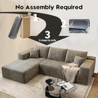 107.5" Cloud Modular Sectional Sofa Couch - Image 6