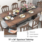 Hlivelood 70Inch Large Dining Table - Image 3