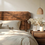 Acacia Frida King Size Bed Frame and Headboard, King Size Platform Bed Frame - Image 4