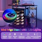METYERRY Mini Fridge Cabinet Stand - Image 4