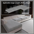 OHSIO Sectional Couch Covers, Wear Resistant Stretch Sofa Covers Washable Soft - Image 2