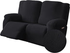 Genina Recliner Loveseat Covers, Stretch Reclining Sofa Covers, 2 Seater Couch by Genina