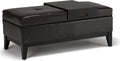 SIMPLIHOME Oregon Storage Ottoman Bench by SimpliHome