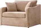 Oversized Armchair, 43.9" W Chenille Single Sofa Modern Upholstered Deep Seat - Image 8