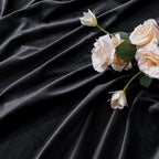 MIULEE Black Velvet Curtains 52x72 inches 2 Panels Luxury Blackout Curtains | - Image 4