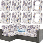 Waterproof Outdoor Cushion Covers, Stretch Patio Slipcovers | UV Resistant by hyha