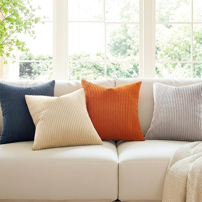 Topfinel Boho Couch Throw Pillows Pack of 4 Decorative 16x16 Inch Velvet Pillow - Image 2