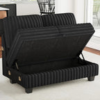 Belffin Corduroy Fabric Loveseat Module - Image 3