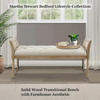 Martha Stewart Isla Entryway Accent Bench - Image 3
