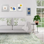Aelenmu 6x9 Area Rugs for Living Room Bedroom Dining Room Washable Green | Soft - Image 9