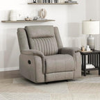 Lexicon Manual Recliner Chair, Polished Microfiber Reclining Sofa Chair - Image 8
