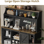55 Inch Farmhouse Coffee Bar Cabinet - Image 4