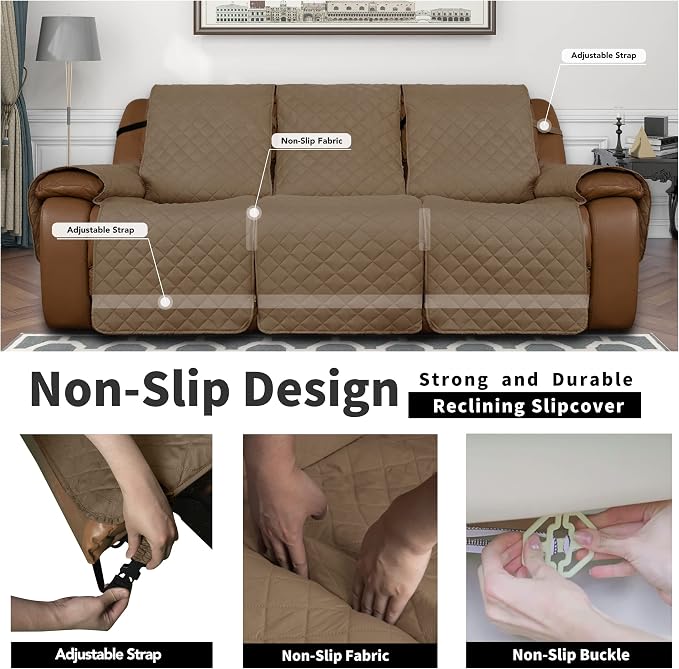 Easy-Going Oversized Recliner Sofa Cover, Reversible Couch Cover - Image 4