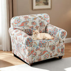 H.VERSAILTEX Floral Pattern Chair Covers Armchair Printed Chair Slip Covers - Image 2