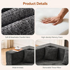 MONVANE Modular Sectional Sofa, Oversized 12 Seat Convertible U Shaped Couch - Image 6