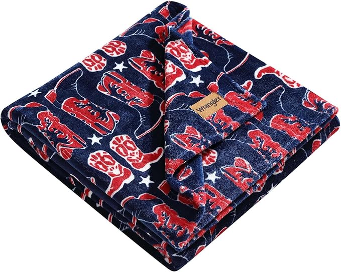 Wrangler - Blanket, Super Soft Plush Bedding by Wrangler%C2%AE