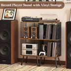 X-cosrack 3-Tier Record Player Stand, Turntable Stand - Image 6