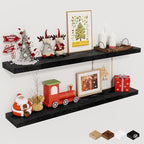 Fun Memories Floating Shelves for Wall, 40 Inch Floating Shelves for Home Decor by FunMemories