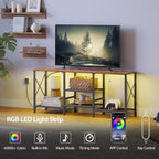 JARHETUN TV Stand with LED Lights - Image 4