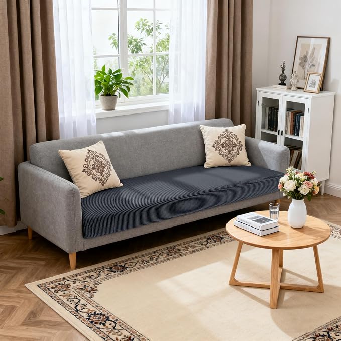 Hokway Stretch Couch Cushion Covers, Stretch Sofa Cushion Covers, Washable by Hokway