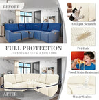 100% Waterproof Sectional Recliner Couch Covers - Image 6