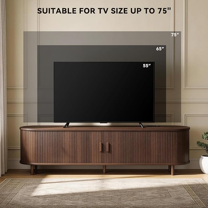 65" Mid Century Modern TV Stand - Image 7