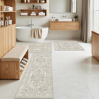 Madane Washable Kitchen Rug Set of 3 Small Area Rugs Non-Slip - Image 4
