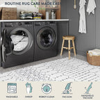 Lahome Moroccan 9x12 Washable Area Rug - Image 5