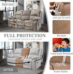 100% Waterproof Sectional Recliner Couch Covers - Image 6
