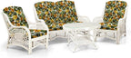 Malibu Lounge Loveseat Sofa Natural Rattan Wicker Handmade Design - Image 5
