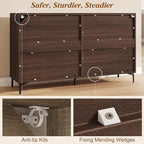 JASIWAY Buffet Cabinet with Storage, Modern Coffee Bar Cabinet Console Table - Image 5
