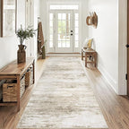 Washable 2x8 Runner Rug for Hallway: Kitchen Runner Non Slip Neutral Soft - Image 2