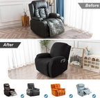 Genina Recliner Chair Cover, Stretch Reclining Chair Covers, Recliner Sofa - Image 4