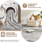 UERMEI 2x6 Washable Runner Rug for Hallway, Non Slip Low Pile Kitchen Carpet - Image 10