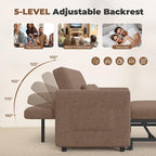 Nebuaegis Sleeper Sofa Bed, 3-in-1 Convertible Pull Out Couch - Image 8