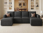Belffin Modular Sectional Sleeper Sofa Bed - Image 8
