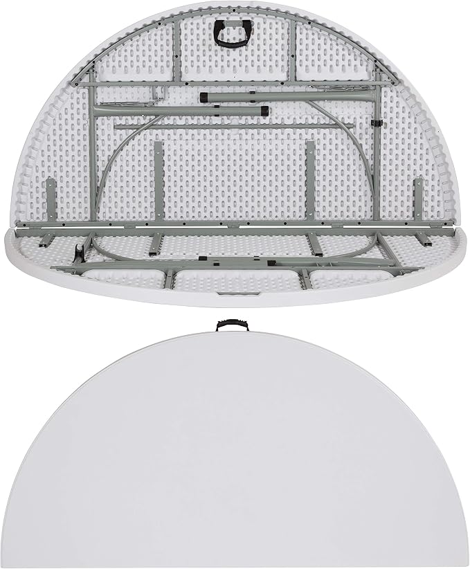 Flash Furniture Stonewall 6' Round Plastic Folding Event Table - Image 7