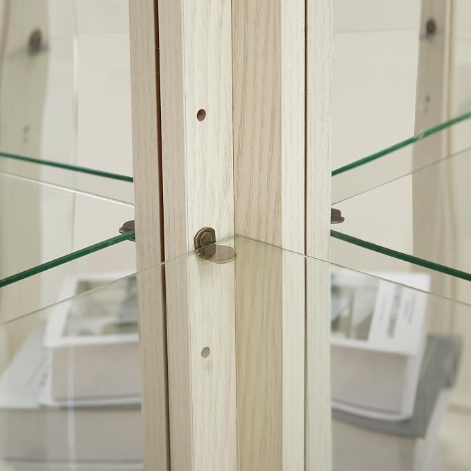 Glass Corner Display Cabinet - Image 6