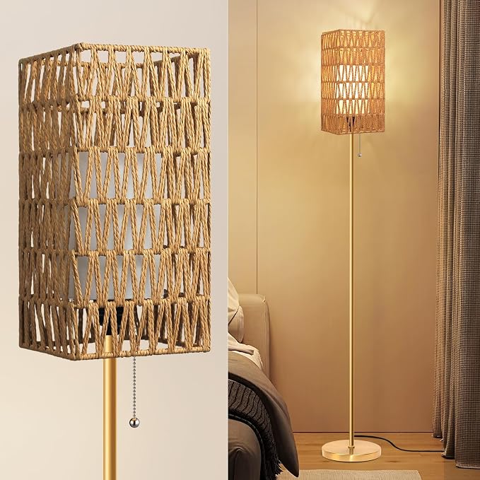 Ruiever Floor Lamp for Living Room, Farmhouse Floor lamp, Modern Standing lamp - Image 5