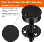 MAQUITA 12 Pack Furniture Leveling Feet Heavy Duty, Adjustable Furniture Feet - Image 4