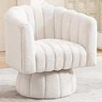 Swivel Accent Barrel Chair by YUUIJOAA