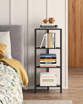 TUTOTAK Corner Shelf, 4-Tier Corner Bookshelf by ChoosetutotakFurnitureBuildYourCozyHome