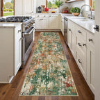 RELEANY Washable Runner 2'x6' Abstract Area Rug by RELEANY