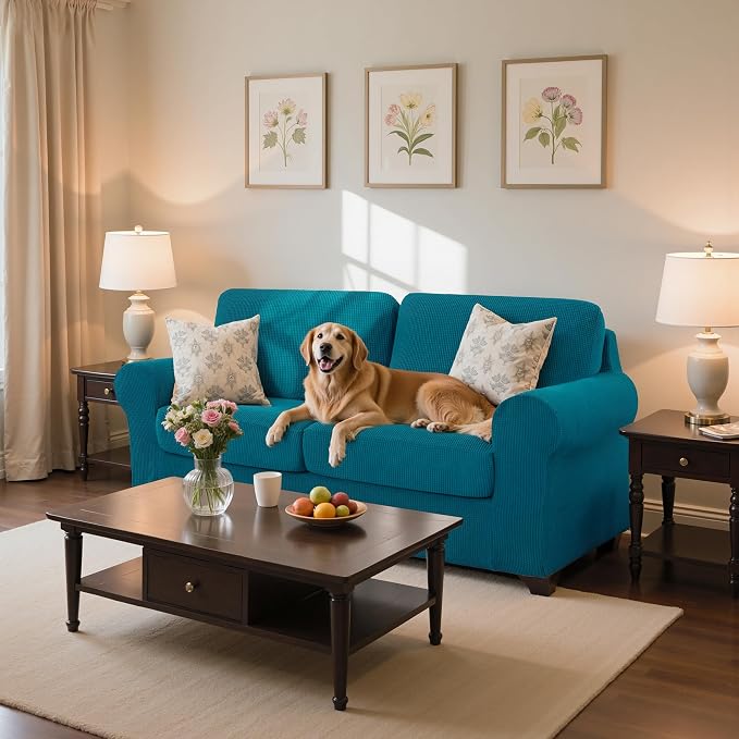 subrtex 3 Pieces Sofa Slipcover Sets - Image 8