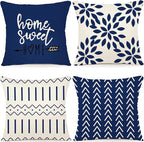 YCOLL Pillow Covers 22x22 Set of 4, Modern Sofa Throw Pillow Cover, Decorative by PillowCoversExpert