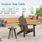 Outdoor Side Table, HDPS Outdoor Table, Small Round Side Table Weather-Resistant - Image 4