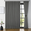 Extra Wide Blackout Curtains 102 Inches Long, Pinch Pleated Curtain by KEQIAOSUOCAI