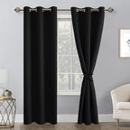 Blackout Curtains for Bedroom, 42 x 84 Inches Long, 2 Panels | Thermal - Image 8