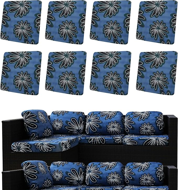 Outdoor Cushion Covers Set, Replacement by SUKAIKEQA