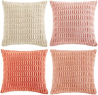 Fancy Homi 4 Packs Decorative Throw Pillow Covers - Image 9